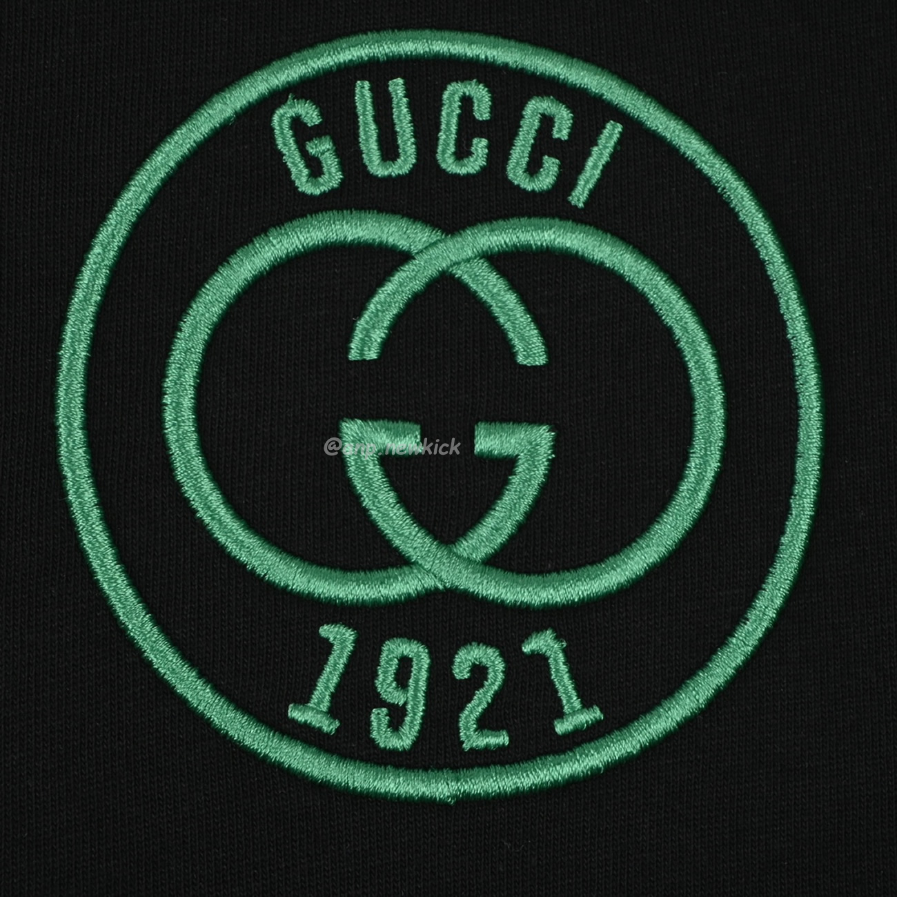 Gucci Color Blocking Logo Letter Embroidered Pattern Short Sleeved T Shirt (6) - www.newkick.vip